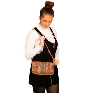 VINTAGE Authentic‎ Snakeskin Handbag